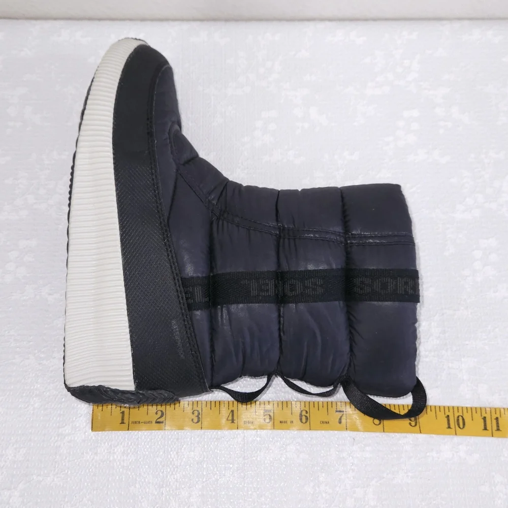 SOREL Out 'N About Puffy Mid Boots Navy Blue US 8